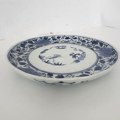 Kakiemon Hizen Imari Arita Porcelain Dish with Fuku Mark Plate Shibata S.F. #727 - Thumbnail 10
