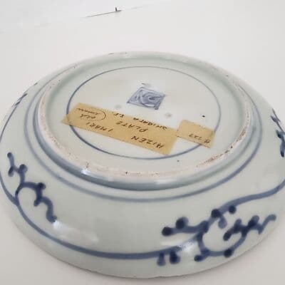 Kakiemon Hizen Imari Arita Porcelain Dish with Fuku Mark Plate Shibata S.F. #727 - Thumbnail 14
