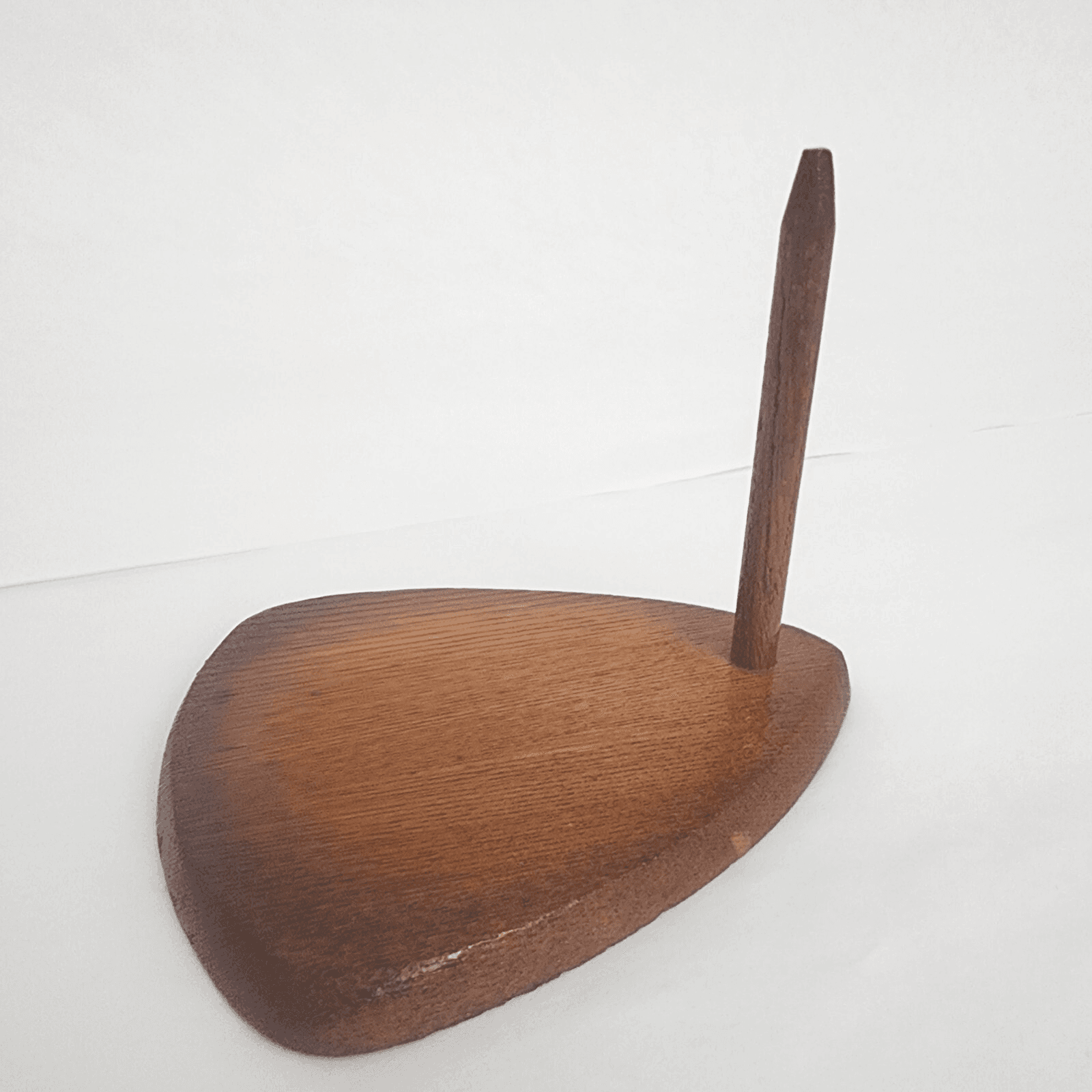 8 Hand carved Teardrop Hardwood Cork Coasters Stand Brown JapanSere Wood Stamped - Thumbnail 10