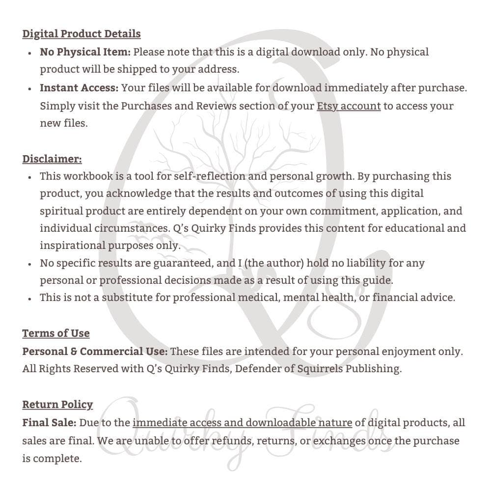 Taurus Zodiac Workbook & Digital Journal - Earth Sign Ritual Guide, Goodnotes Planner Self-Care Abundance Grounding PDF Green Witch Grimoire - Thumbnail 7