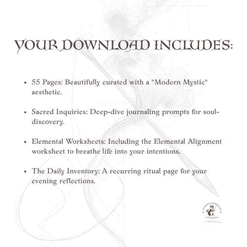The Weaver’s Path: 55-Page Spiritual Shadow Work Journal Inner Hearth Rituals Manifestation & Holistic Self-Care Guide Digital Download PDF - Thumbnail 4