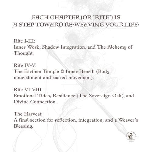 The Weaver’s Path: 55-Page Spiritual Shadow Work Journal Inner Hearth Rituals Manifestation & Holistic Self-Care Guide Digital Download PDF - Thumbnail 3