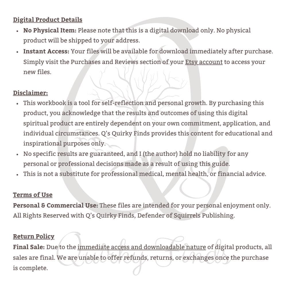 Gemini Zodiac Workbook & Digital Journal - Earth Sign Ritual Guide, Goodnotes Planner Self-Care Abundance Grounding PDF Green Witch Grimoire - Thumbnail 8