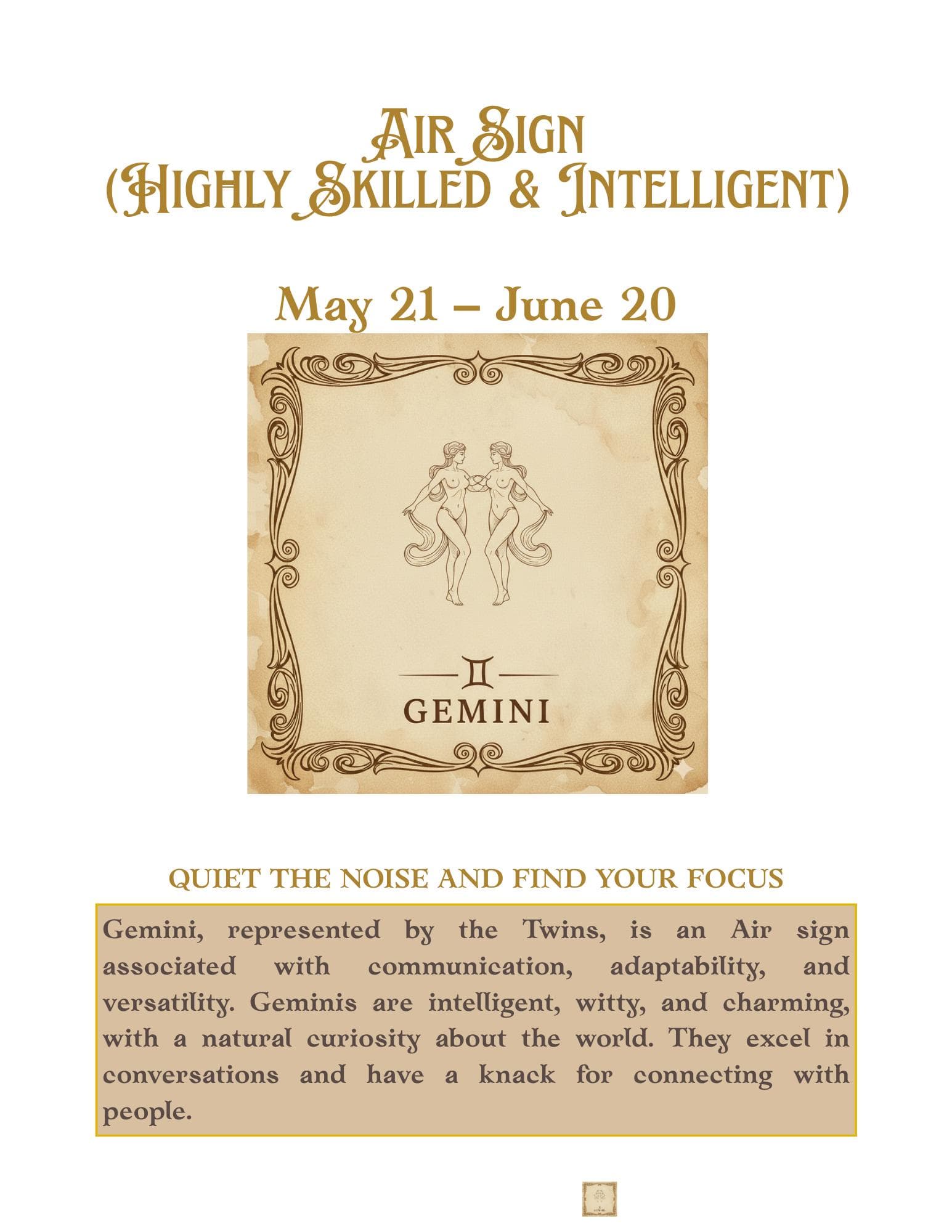 Gemini Zodiac Workbook & Digital Journal - Earth Sign Ritual Guide, Goodnotes Planner Self-Care Abundance Grounding PDF Green Witch Grimoire - Thumbnail 2