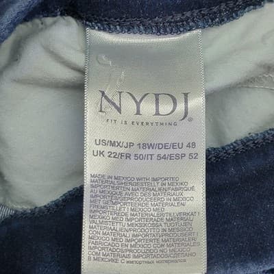 NYDJ Jean Shorts Size 18 Lift Tuck Stretch Denim 10" Inseam Summer Casual - Thumbnail 6