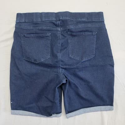 NYDJ Jean Shorts Size 18 Lift Tuck Stretch Denim 10" Inseam Summer Casual - Thumbnail 2