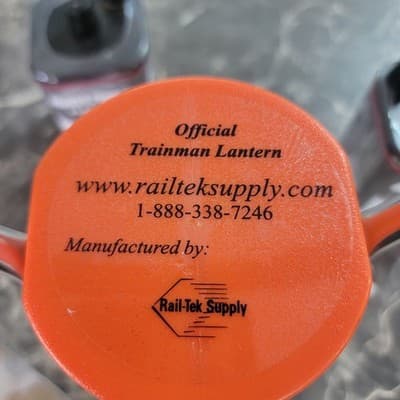 OFFICIAL RAIL-TEK Railroad Trainman Lantern RT3-LED INCLUDES 3 Batteries - Thumbnail 6