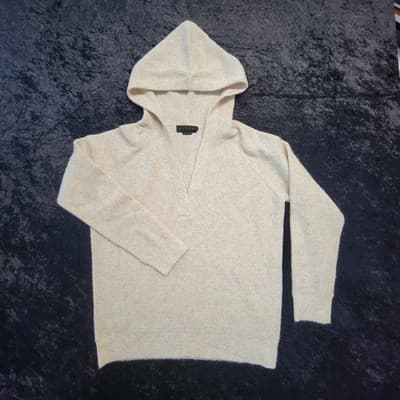 Hatch Waffle Knit Visitor Hoodie And Pants Sz 1 Maternity Beige Wool Blend Soft - Thumbnail 2