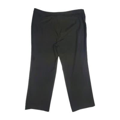 Lauren Ralph Lauren Womens Flat Front Dress Pants Size 20 Strt Leg Black Polystr - Thumbnail 12