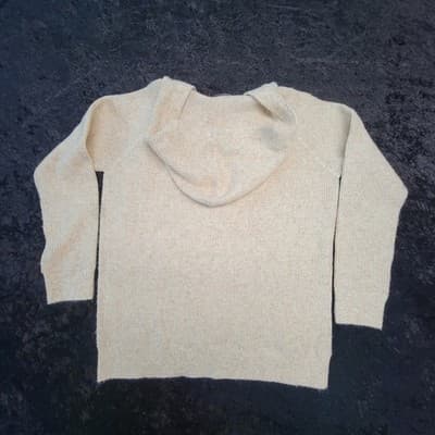 Hatch Waffle Knit Visitor Hoodie And Pants Sz 1 Maternity Beige Wool Blend Soft - Thumbnail 5