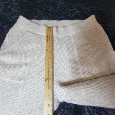 Hatch Waffle Knit Visitor Hoodie And Pants Sz 1 Maternity Beige Wool Blend Soft - Thumbnail 10
