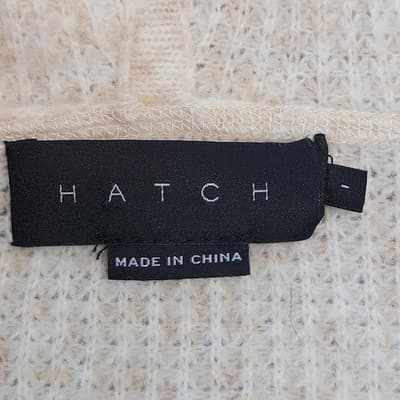 Hatch Waffle Knit Visitor Hoodie And Pants Sz 1 Maternity Beige Wool Blend Soft - Thumbnail 6