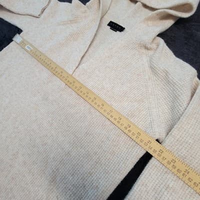 Hatch Waffle Knit Visitor Hoodie And Pants Sz 1 Maternity Beige Wool Blend Soft - Thumbnail 4
