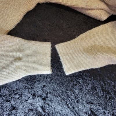 Hatch Waffle Knit Visitor Hoodie And Pants Sz 1 Maternity Beige Wool Blend Soft - Thumbnail 12