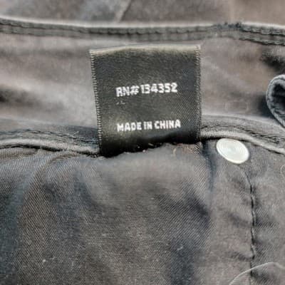 Wax Jean Skinny Stretch Women’s Size 3 Distressed Goth Ripped Denim Black 93400 - Thumbnail 9