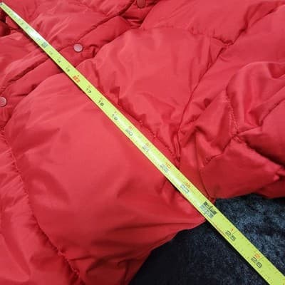 OLD NAVY Mens Large Frost Free Puffer Coat Red Spice Warm And Cozy Clean N Ready - Thumbnail 11