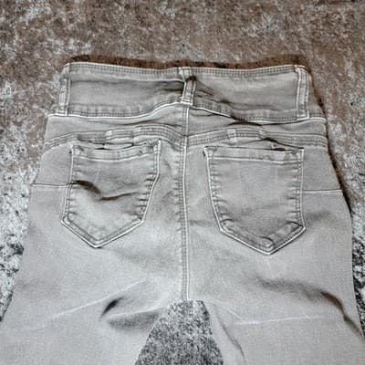 Wax Jean Skinny Stretch Women’s Size 3 Distressed Goth Ripped Denim Black 93400 - Thumbnail 12