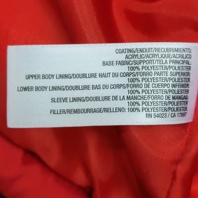 OLD NAVY Mens Large Frost Free Puffer Coat Red Spice Warm And Cozy Clean N Ready - Thumbnail 6