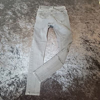 Wax Jean Skinny Stretch Women’s Size 3 Distressed Goth Ripped Denim Black 93400 - Thumbnail 13