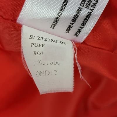 OLD NAVY Mens Large Frost Free Puffer Coat Red Spice Warm And Cozy Clean N Ready - Thumbnail 8