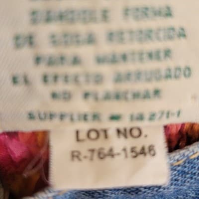 St Johns Bay Y2K Tiered 8P Multicolored Boho Summer Skirt Button Jean Waistband - Thumbnail 6