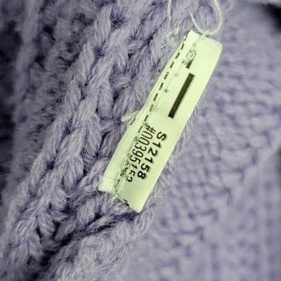 Forever 21 Womens Lavender Cowl Neck Off Shoulder Cropped Sweater Cable Knit MED - Thumbnail 9