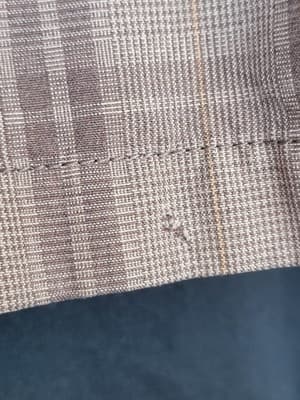 Micros Men's Size 30 Brown Plaid Bermuda Skater Chino Cargo Shorts 10" Inseam - Thumbnail 9