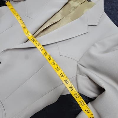 Vintage Levis Western Wear Blazer Mens Beige Sport Coat Size 42L - Thumbnail 9