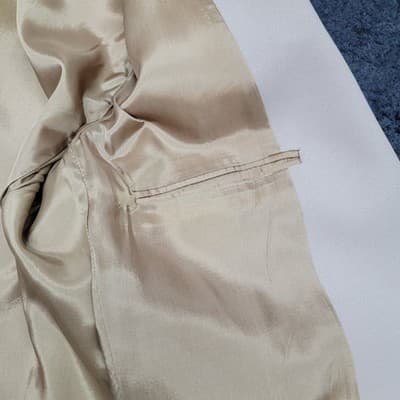 Vintage Levis Western Wear Blazer Mens Beige Sport Coat Size 42L - Thumbnail 14