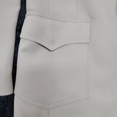Vintage Levis Western Wear Blazer Mens Beige Sport Coat Size 42L - Thumbnail 4