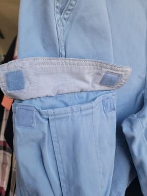 Wrangler Men's 42 Light Blue Classic Summer Cargo Shorts Size 42x10 - Thumbnail 6