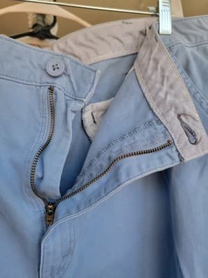 Wrangler Men's 42 Light Blue Classic Summer Cargo Shorts Size 42x10 - Thumbnail 4