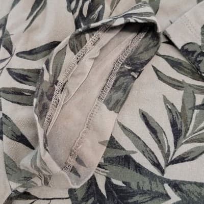 Old Navy Women's M Green Floral Y2K Dress Cute And Comfy Rayon Spandex Knit - Thumbnail 9