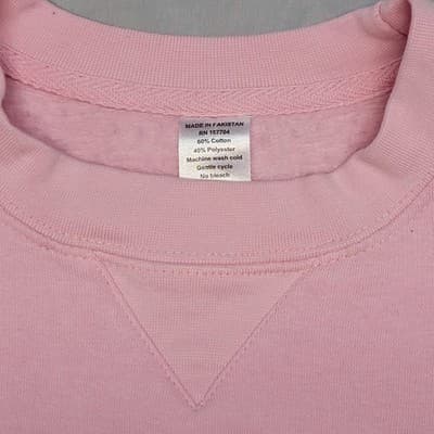 I Heart NY Pink Sweatshirt Large New York Souvenir Soft Comfy Crewneck Cotton - Thumbnail 8