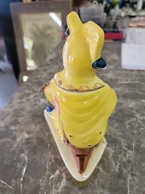 Vintage 1971 Jesters Court Ezra Brooks 24K Gold Accnt Whiskey Decanter Tucson AZ - Thumbnail 3