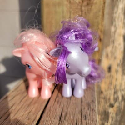 My Little Pony 40 Year Collection Cotton Candy And Blossom 6" High 2017 Hasbro