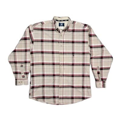 TwentyX Wrangler Men's L Plaid Long Sleeve Button Down Cowboy Western Shirt