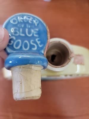 Vintage Jim Beam Decanter, 1971, Honorable Order of the Blue Goose International - Thumbnail 4