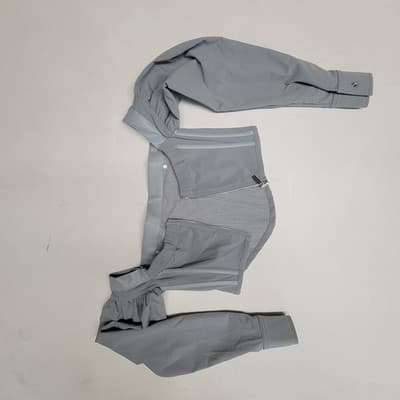 Manière De Voir Women Grey Long Sleeve Off The Shoulder Corset Crop Top Sz 6 - Thumbnail 10
