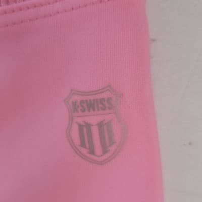 K-Swiss Eleven by Venus Williams Women's LARGE Athletic Capri Pink Leggings - Thumbnail 3