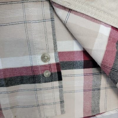 TwentyX Wrangler Men's L Plaid Long Sleeve Button Down Cowboy Western Shirt - Thumbnail 7