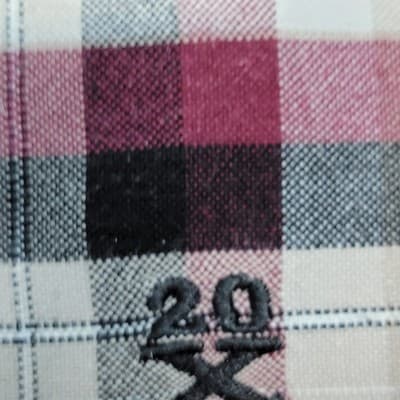 TwentyX Wrangler Men's L Plaid Long Sleeve Button Down Cowboy Western Shirt - Thumbnail 8