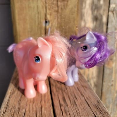 My Little Pony 40 Year Collection Cotton Candy And Blossom 6" High 2017 Hasbro - Thumbnail 2
