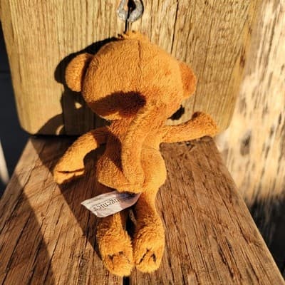Eco Nugenics Brown Plush Monkey small 7" Curly Tail VINTAGE Collector - Thumbnail 2