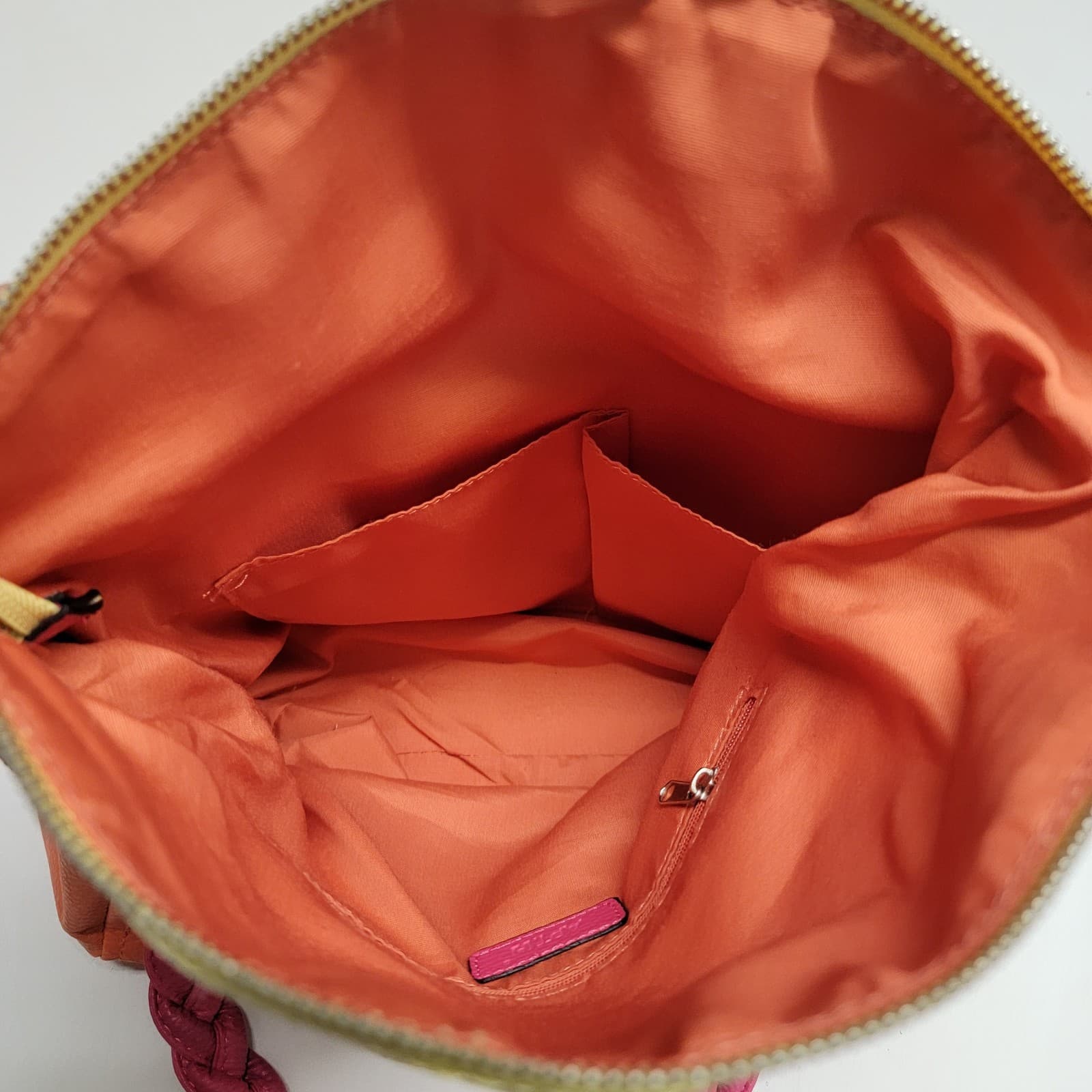 APT 9 Double Braided Handled Bag Delicious Taffy Colors Zippered Tote Closure - Thumbnail 8