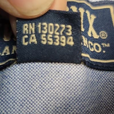 Wrangler TwentyX Men's XL Blue Checked Cowboy Button-Down Long Sleeve Shirt - Thumbnail 4
