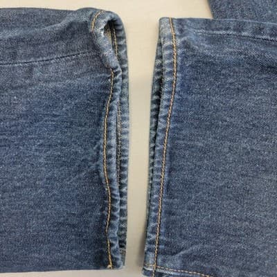 Levi's 501 Original Fit NO STRETCH Mens 40x32 Dark Wash Blue Straight Leg - Thumbnail 5