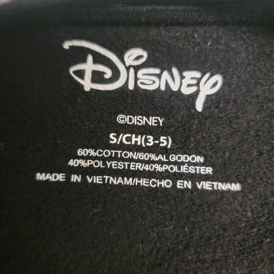 Disney Mickey Mouse Sweatshirt Juniors Size Small Red Sequin Logo - Thumbnail 4