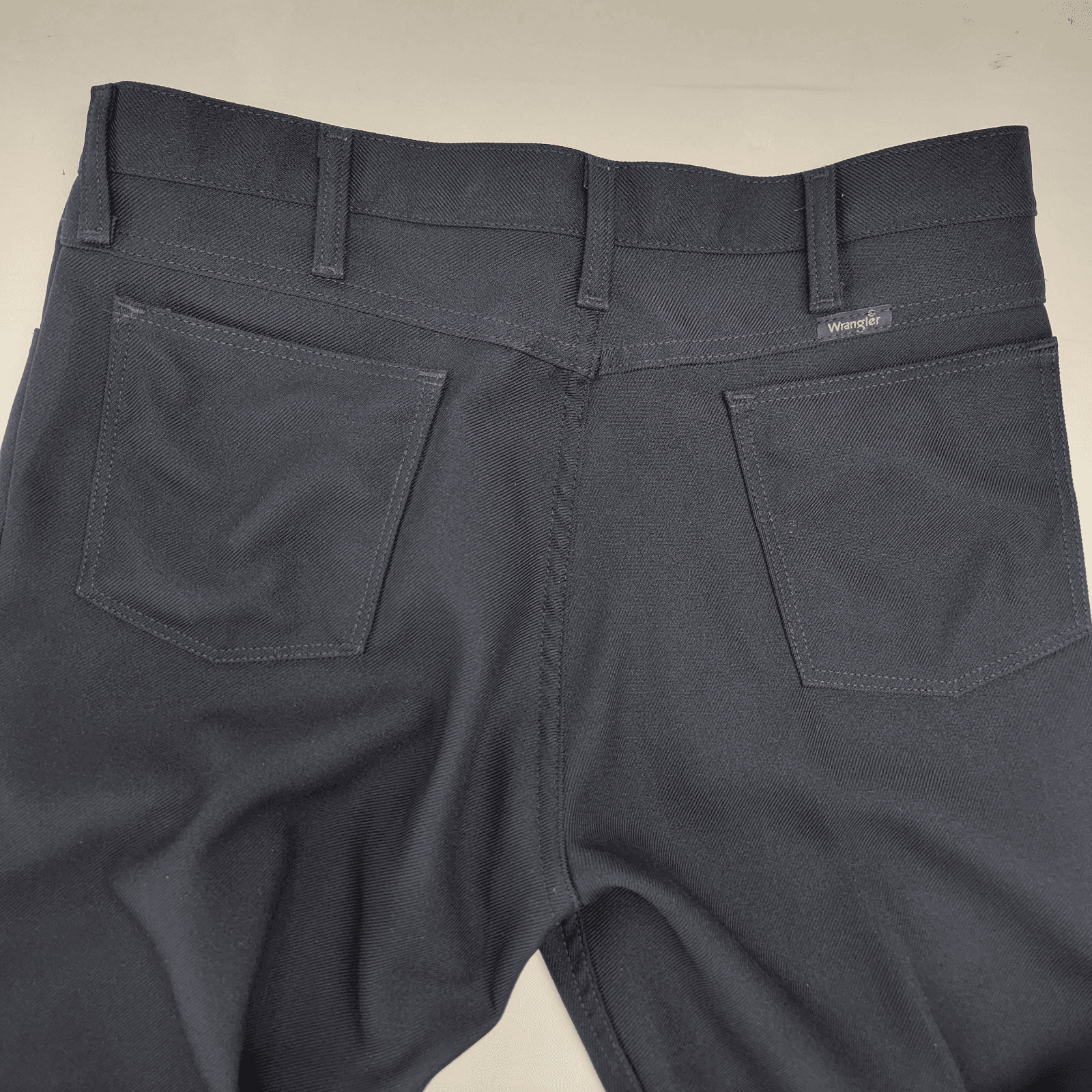 Men's Wrangler® Wrancher Navy 82NV Dress Pants Boot Cut 34x31 Pre-Owned. - Thumbnail 5