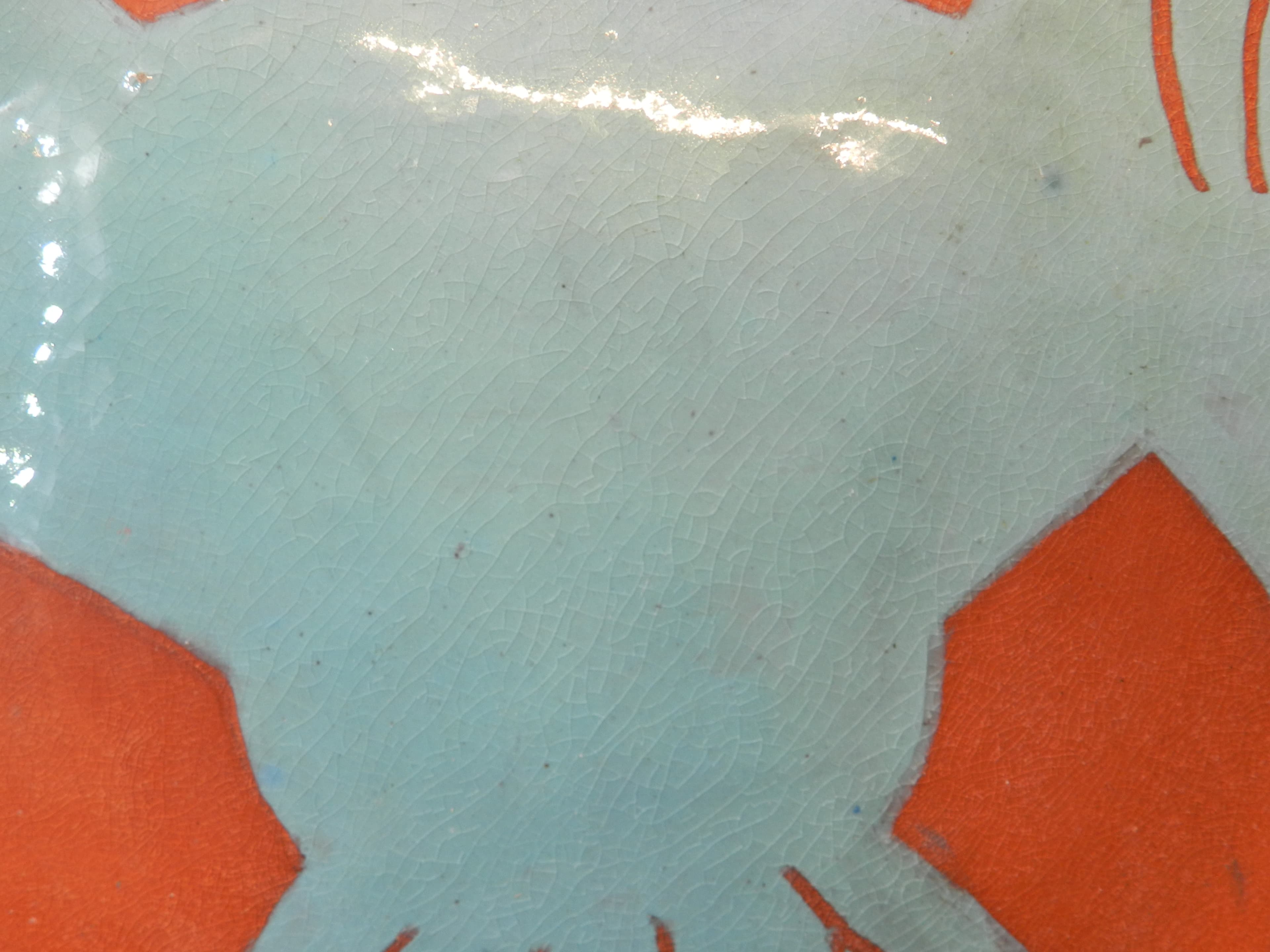 Hopi-styled Polychrome Bowl/Plate Turquoise Thunderbird Design Hamm 1954 (O23S) - Thumbnail 11
